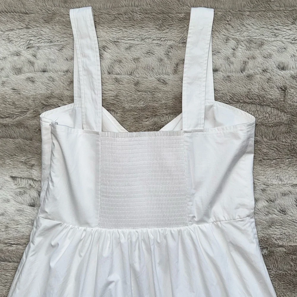 NWOT A.L.C. Lilah Cotton Midi-Dress in White Size 2 - Picture 9 of 16